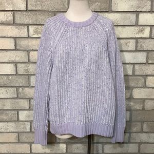 Lavender Knit Women's Sweater
